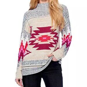 Nic + Zoe Fall Feelings Knit Mock Turtleneck Sweater Southwest